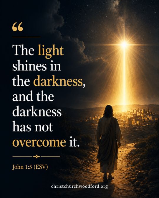 John 1:5 what does light symbolize in the Bible