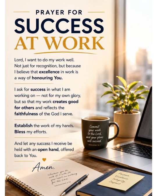 Prayer for Success at Work