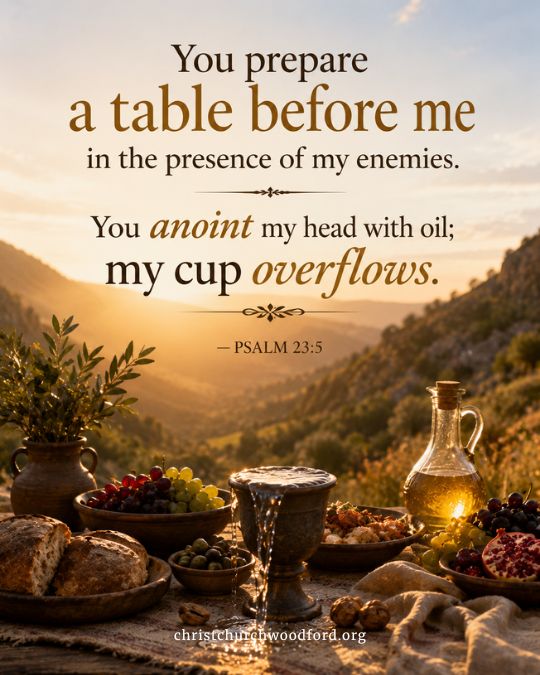 Psalm 23:5 Oil as a Symbol of Blessing