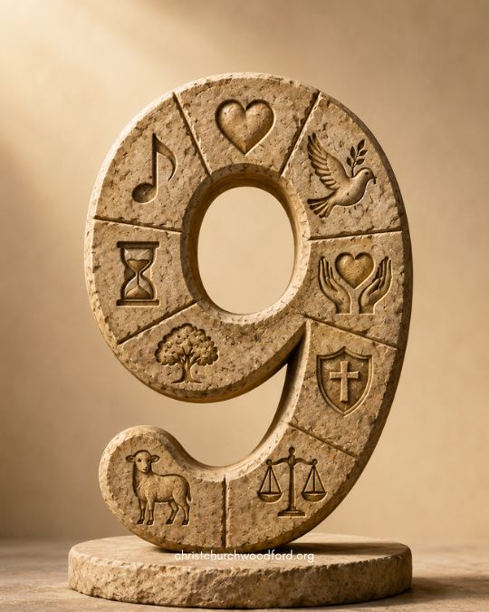 The Nine Fruits of the Spirit and Number 9