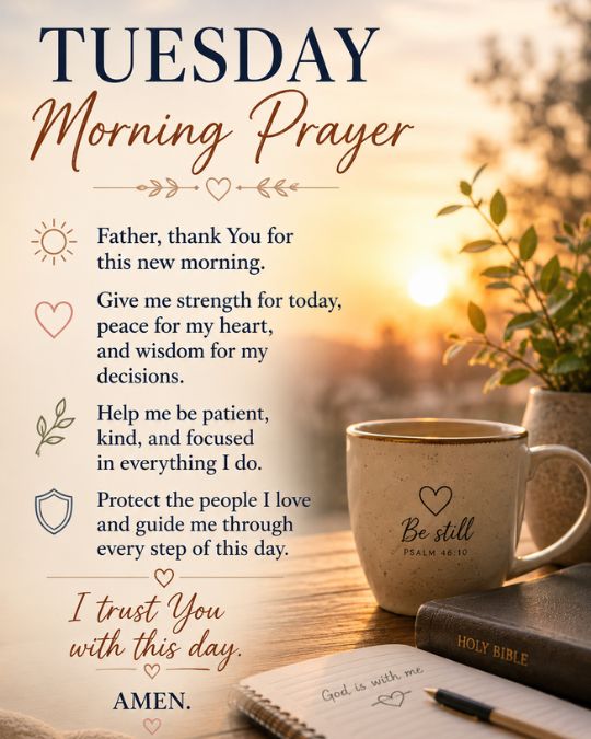 Tuesday Morning Prayer