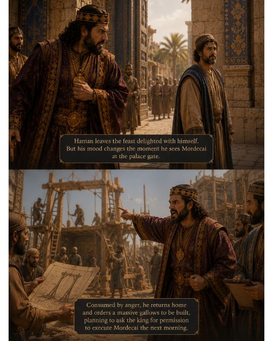 Haman wanted to execute Mordecai