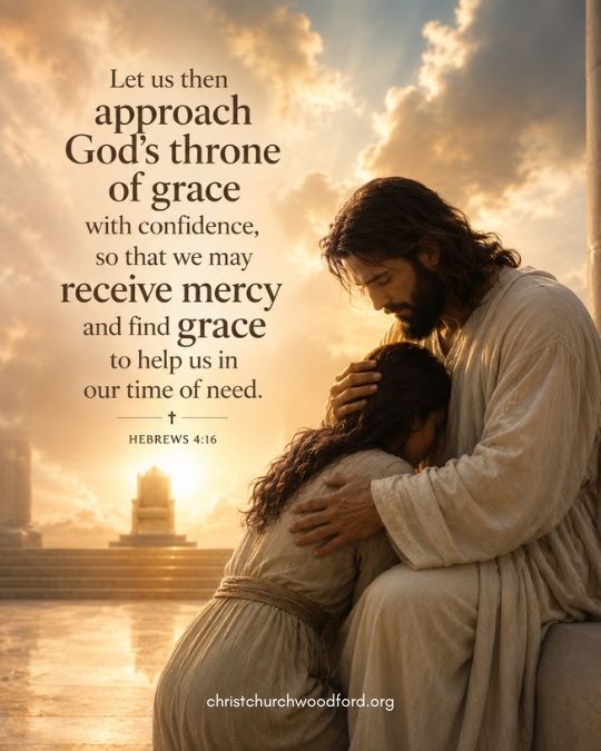Hebrews 4:16 Bible verse for God's mercy