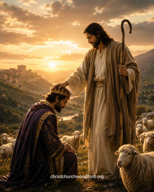 King David calls God his shepherd