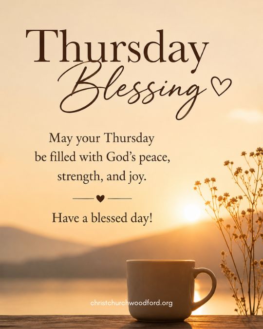Thursday Blessing for joy and strength
