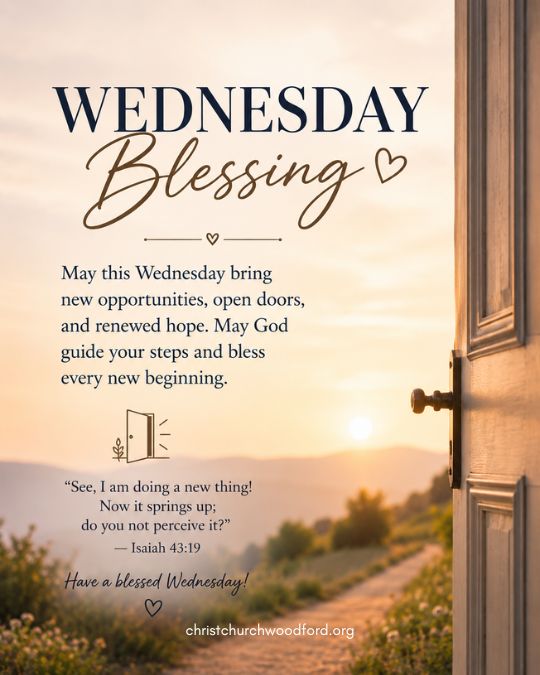 Wednesday Blessing for a New Opportunity