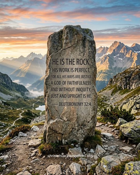 Deuteronomy 32:4 - God and Rock symbolism