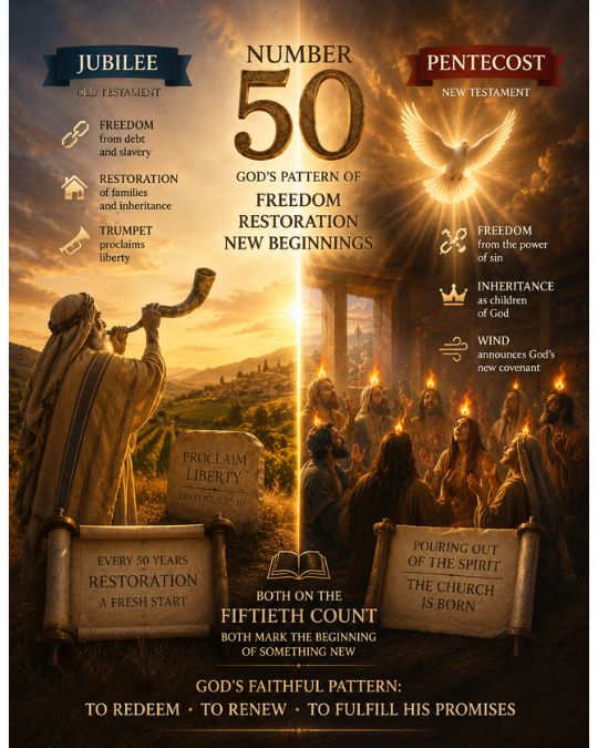 How Pentecost Completes the Picture of Number 50