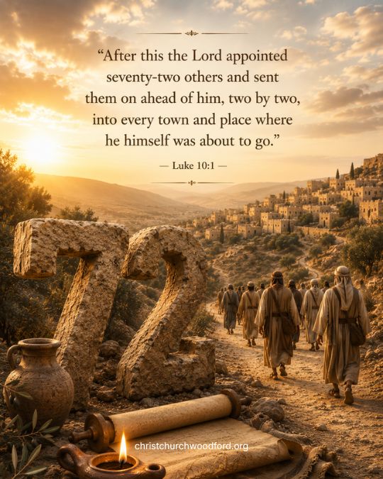 Jesus Sending the Seventy Shows the Gospel for Every Nation Luke 10_1