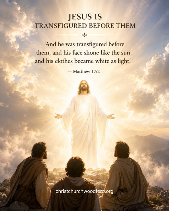 Jesus' transfiguration on the mount Matthew 17_2