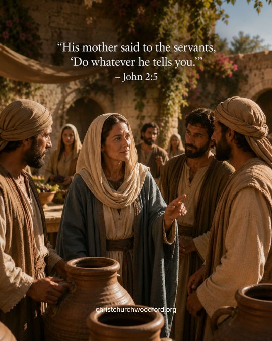 Mary's Response to Jesus The Wedding at Cana John 2_5