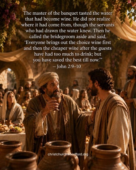 The First Sign Reveals His Glory John 2_9–10