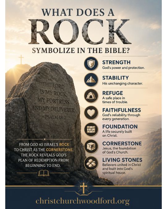 what does a rock symbolize in the bible