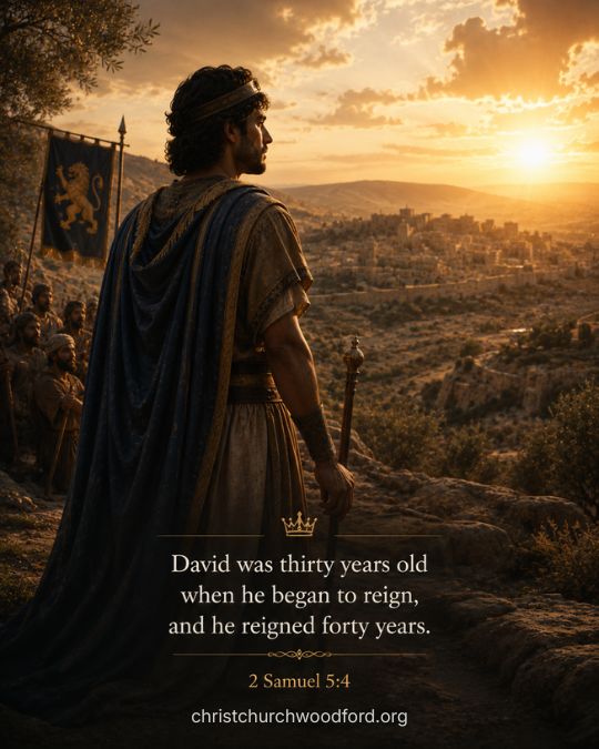 2 Samuel 5_4 David became king at thirty