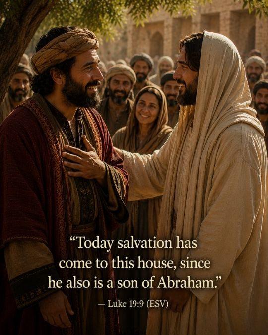Luke 19_9 the Main Lesson from the Story of Zacchaeus
