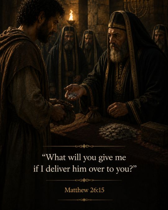 Matthew 26_15 Judas_ Thirty Pieces of Silver for Jesus