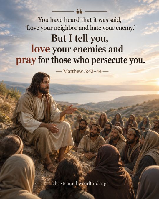 Matthew 5_43–44 Love your enemies teaching