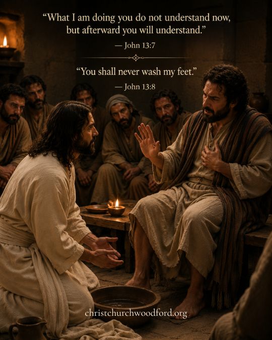 Peter So Shocked That Jesus Would Wash His Feet