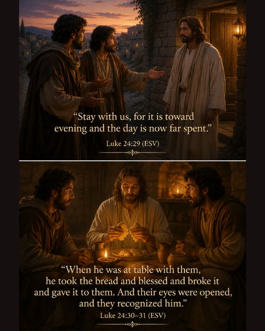 They Recognized Jesus in the Breaking of Bread