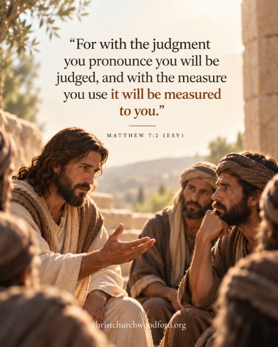 Matthew 7_2 the Measure You Use, It Will Be Measured to You
